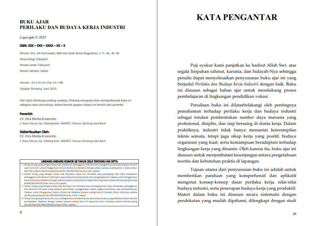Buku Ajar Perilaku dan Budaya Kerja Industri - Image 2