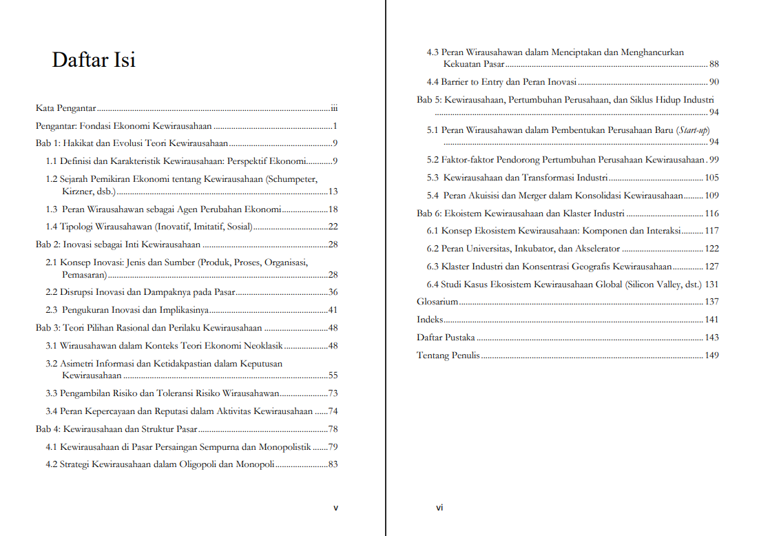 Ekonomi Kewirausahaan: Analisis Mendalam Tentang Inovasi, Pasar, dan Kebijakan Jilid I - Image 2