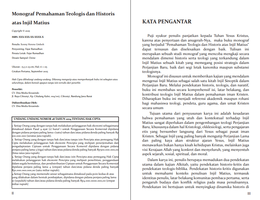 Pemahaman Teologis dan Historis atas Injil Matius - Image 2